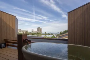 Biwako Ryokusuitei - Vue de la chambre