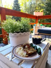 In The Woods - Dom z jacuzzi w środku Puszczy Knyszyśnkiej - Balkon
