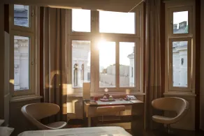 Hotel Rathaus - Wein & Design - Vue de la chambre