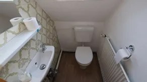 Hotel Dorfkrug Büsum - günstige Altbauzimmer Am Oland - Salle de bain
