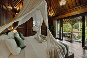 Bubu Mesari Ubud Villa - Ausblick vom Zimmer