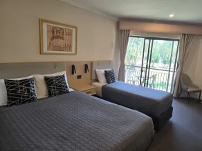 Charbonnier Motor Inn - Ausblick vom Zimmer