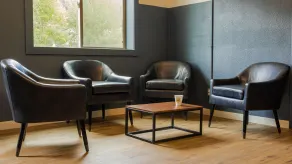 Kendall Mountain Lodge - Coin salon dans le hall