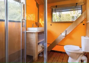 The Kingfisher Safari Tent - Pets Welcome - Badrum