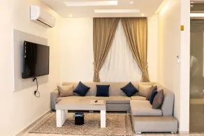 Open Hotel for serviced apartments Riyadh اوبين للشقق المخدومة - Living area