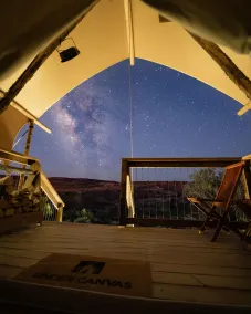 Under Canvas Lake Powell-Grand Staircase - Vue de la chambre