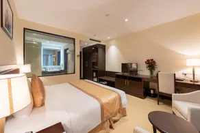 Red River View Hotel - Ausblick vom Zimmer