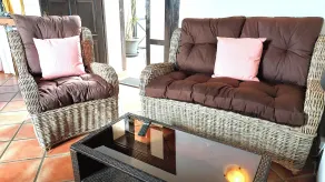 Lejlighed i den mexicanske stil med havudsigt og privat balkon - Stue