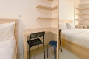 Simply Look and Homey Studio Paltrow City Apartment By Travelio - Chambre