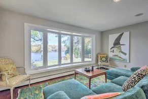 Vibrant Milford Home w/ Boat Dock & Patio! - Interior