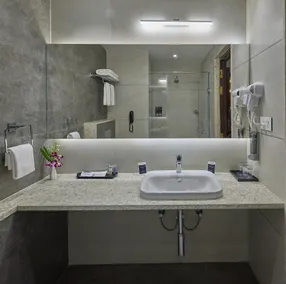 Grand Continent Hosur A Sarovar Portico Affiliate Hotel - Bathroom
