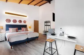 Comfort apartment Casa Lomo El Aire Acevio with outdoor pool - Chambre