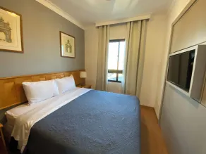Apto em hotel 4 estrelas com piscina aquecida academia e SPA - Room