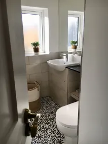 Upstairs at 33 - Self check in boutique accommodation in Worcester Centre - Bathroom