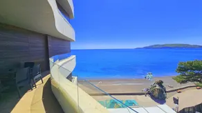 Royalis Suites Rafailovici - Beachfront Sea View Apartments - View from room