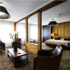 Logis Hôtel & Restaurant - Le Mouton Blanc - Værelse