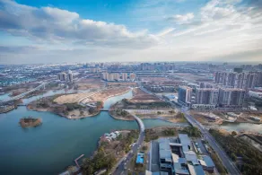 Hyatt Regency Shanghai Jiading - Ausblick vom Zimmer