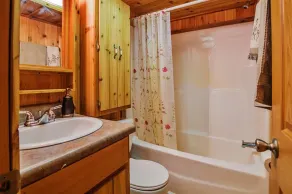 Family Cabin on 6 Acres w/ Lake Access & Hot Tub! - Bagno