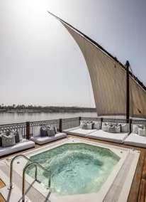 Dahabeya Molouky Nile Cruise- Every Monday from Luxor- Aswan for 05 nights - Piscine