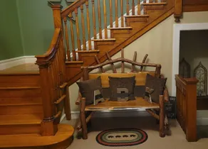 Prescott House ADK - Coin salon dans le hall