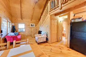 Cabin Along Rough River! Views, Fire Pit & Grill - Innenbereich