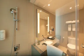 Holiday Inn Express Chengdu Huanhuaxi by IHG-Near Jinsha Site Musem,Near Wuhou Temple Museum,Welcome drinks,Free gym,Free self-service laundry - Badeværelse