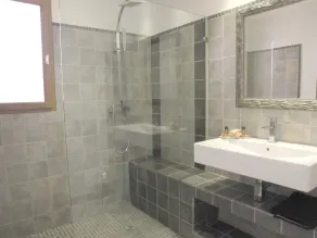 Apartment-Komfort-Ensuite mit Dusche-Meerblick-T2 - Badezimmer