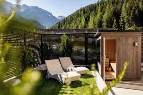 Boutique Hotel Nives - Luxury & Design in the Dolomites - Ausblick vom Zimmer