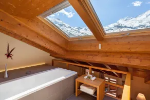 Hotel Allalin Saas-Fee - Utsikt fra rommet