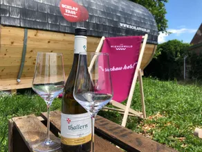 Schlaffass - Schlafen im Holzfass Thallern - Udvendig detalje