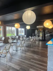 The Originals Boutique, Hôtel Lakeside, Biscarrosse , Lac - Restaurante