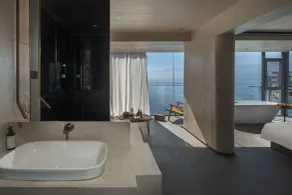 Mangshu Taotangzhiqiu Seaview Hotel - Bathroom