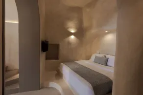 Caldera's Dream Cave House with hot tub & sea view - Værelse