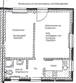 Ferienapartment Weber - Planløsning