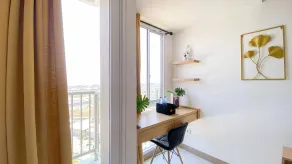 Modern And Tranquil Studio At Apartment Tokyo Riverside Pik 2 - Chambre