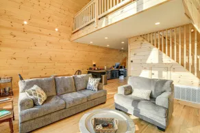 Steps to State Park! A-frame Cabin in Piney Creek - Innenbereich
