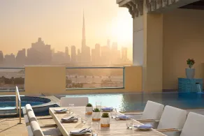 Marriott Executive Apartments Al Jaddaf, Dubai - Restaurant