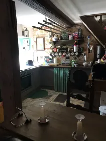1940s Riverside Apartment - Living area