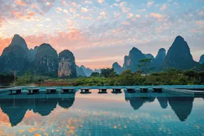 YangShuo Waterside Boutique Hotel - Pool