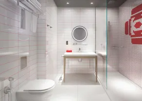 Radisson RED Dubai Silicon Oasis - Bathroom