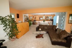 Hotel Dina - Ξενοδοχείο Ντινα - Coin salon dans le hall