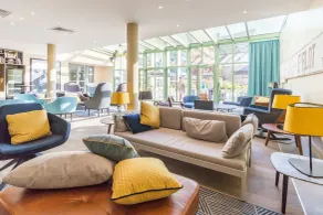 Résidence Pierre & Vacances Premium Presqu'Ile de la Touques - Siddeområde i lobbyen
