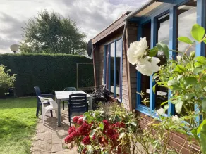 4pers - House w Sauna, Winter garden fishing pier in front of the Lauwersmeer - Sala de estar