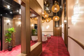 Hotel Manoir Morgan - Coin salon dans le hall