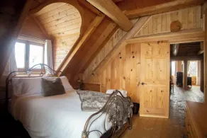 Hébergement "La Maison en Bois Rond" - Værelse