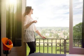Hotel Restaurant De Wolfsberg - Vue de la chambre