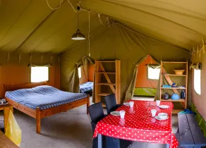 Parc de la Brenne - Safaritent - Vue de la chambre