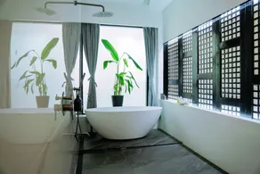 Stunning luxe 220sm villa by the sea entirely private with own pool - Salle de bain