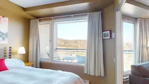 Hébergement Mont-Ste-Anne Condos - Vue de la chambre