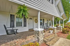 Dobson Farmhouse w/ Wraparound Porch & Fire Pit! - Interior